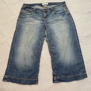 Maurices wide leg capris